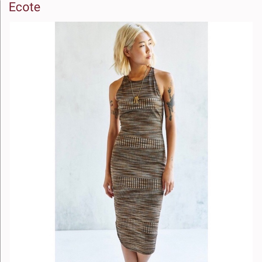 Urban Outfitters Space Dye Bodycon lined dress